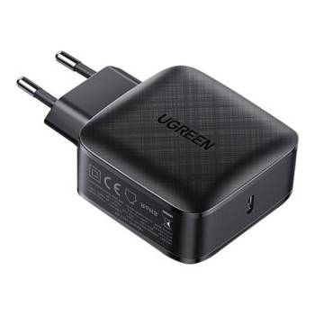 Адаптер Ugreen fast wall charger 65W USB Typ C Quick Charge 3.0 Power Delivery (gallium nitride) (CD217 70817), Черен