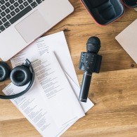 Микрофон Forever BMS-300 with bluetooth speaker, Черен