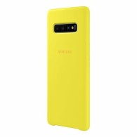 Samsung Silicone Cover Case (EF-PG975TY) оригинален силиконов кейс за Samsung Galaxy S10 Plus, жълт