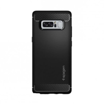 Spigen Rugged Armor удароустойчив силиконов (TPU) калъф за Samsung Galaxy Note 8, Matte Black