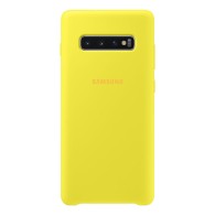 Samsung Silicone Cover Case (EF-PG975TY) оригинален силиконов кейс за Samsung Galaxy S10 Plus, жълт