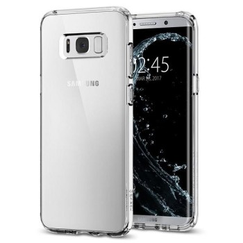 Spigen Ultra Hybrid хибриден кейс с най-висока степен на защита за Samsung Galaxy S8, Crystal Clear