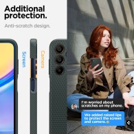 Калъф Spigen Liquid Air за Samsung Galaxy A15 4G / 5G, Abyss Green