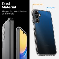 Калъф Spigen Ultra Hybrid за Samsung Galaxy A15 4G / 5G, Crystal Clear