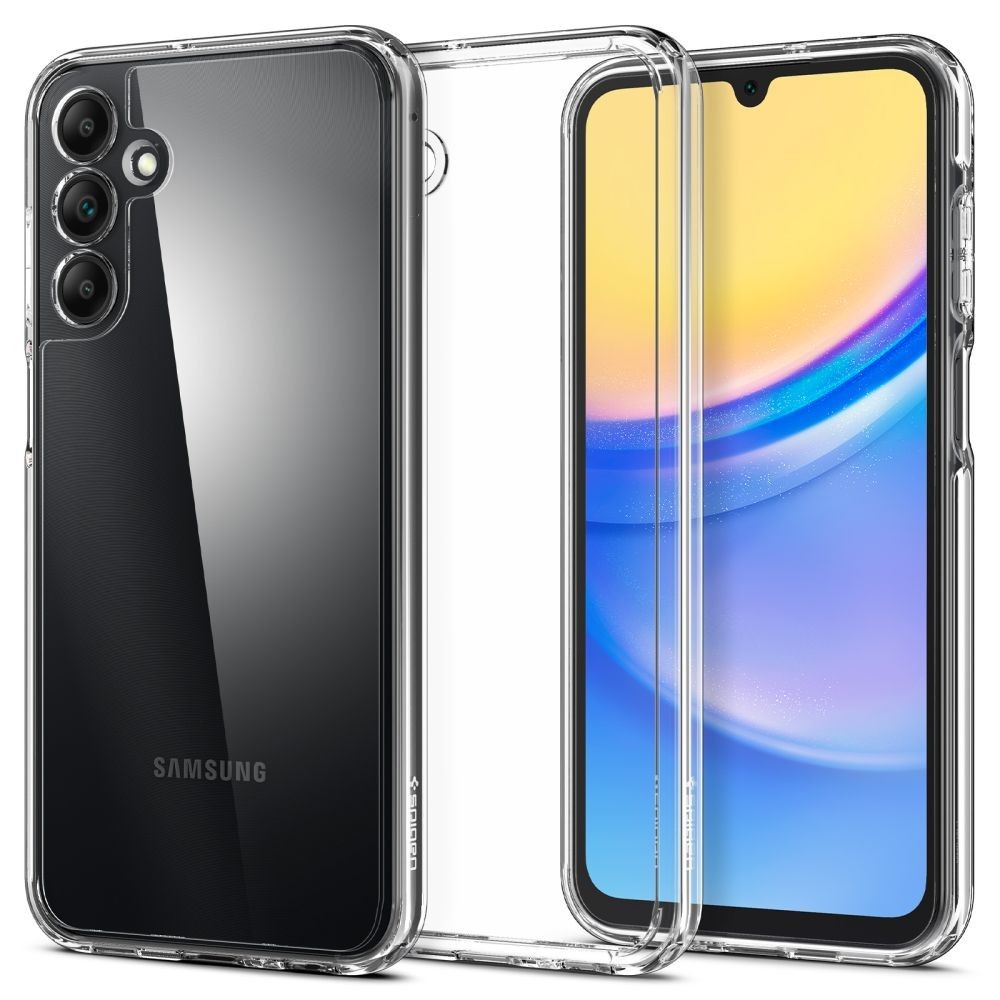 Калъф Spigen Ultra Hybrid за Samsung Galaxy A15 4G / 5G, Crystal Clear