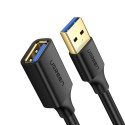 Кабел Ugreen USB 3.0 (female) - USB 3.0 (male) cable extension cord 1m. (10368), Черен