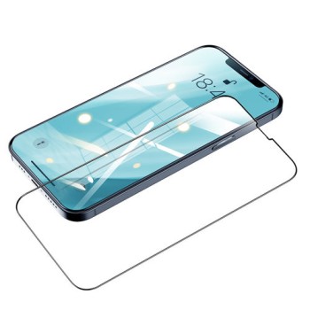 Стъклен протектор Joyroom Knight 2,5D TG tempered glass за iPhone 13 mini full screen with frame(JR-PF904)