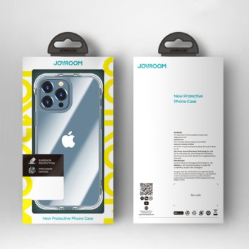 Калъф Joyroom Defender Series case за iPhone 13 Pro rugged housing with hooks kickstand (JR-BP955), Прозрачен
