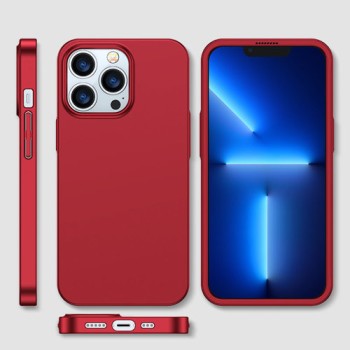 Калъф Joyroom 360 Full Case front and back cover за iPhone 13 Pro Max + стъклен протектор (JR-BP928 red), Червен