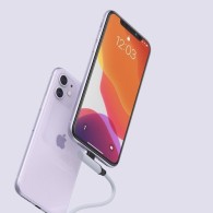 Кабел Baseus Colourful elbow USB Typ C PD 18W - Lightning 1.2m , Лилав