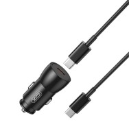 XO CC57 PD 25W - зарядно за кола с 1X USB-C изход + USB-C Към USB-C кабел