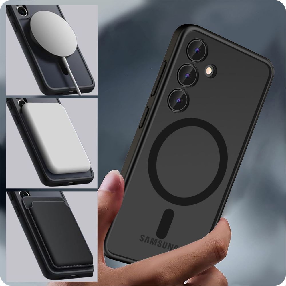 Калъф Tech-Protect Magmat Magsafe за Samsung Galaxy S24, Matte Black