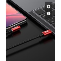 Кабел Baseus MVP Elbow USB Type C/ Lightning 1m, Червен