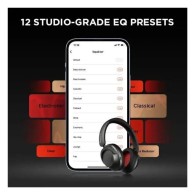 Безжични слушалки, Xiaomi 1More, HC905, ANC SonoFlow, Bluetooth 5.0, Вграден микрофон, Черен