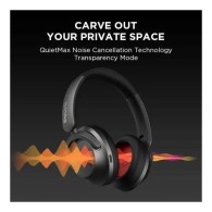 Безжични слушалки, Xiaomi 1More, HC905, ANC SonoFlow, Bluetooth 5.0, Вграден микрофон, Черен