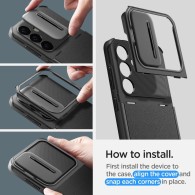 Калъф Spigen Optik Armor За Samsung Galaxy S24, Black