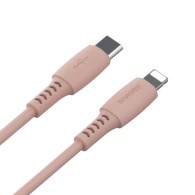 Кабел Baseus Colourful USB Type C / Lightning 18W 1,2M, Розов