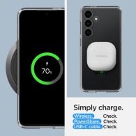 Калъф Spigen Ultra Hybrid за Samsung Galaxy S24, Crystal Clear