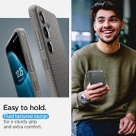 Калъф Spigen Liquid Air за Samsung Galaxy S24, Marble Grey