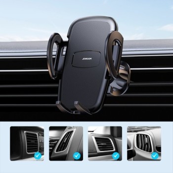Поставка Joyroom mechanical car phone holder for air vent (JR-ZS258), Черен