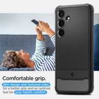 Калъф Spigen Rugged Armor За Samsung Galaxy S24+ Plus, Matte Black