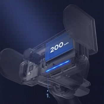 Поставка Joyroom JR-ZS217 mini electric, auto lock holder (JR-ZS218), Черен
