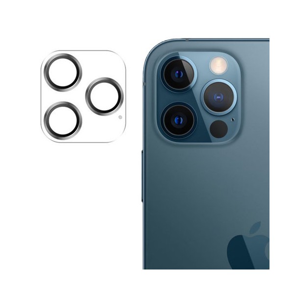 Стъклен протектор за камера Joyroom Shining Series full lens protector за iPhone 12 Pro Max (JR-PF689), Silver