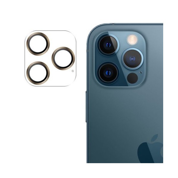 Стъклен протектор за камера Joyroom Shining Series full lens protector за iPhone 12 Pro (JR-PF688), Златист