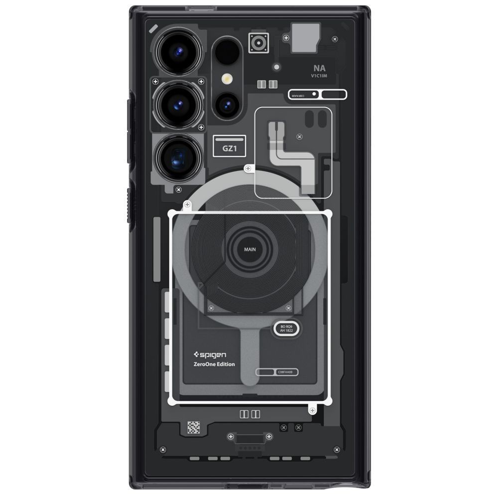 Калъф Spigen Ultra Hybrid Onetap Ring Magsafe за Samsung Galaxy S24 Ultra, Zero One Edition