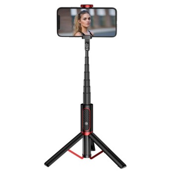 Селфи стик Joyroom Phantom Series selfie stick tripod wireless Bluetooth remote (JR-Oth-AB202), Черен