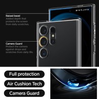 Калъф Spigen Liquid Crystal за Samsung Galaxy S24 Ultra, Crystal Clear