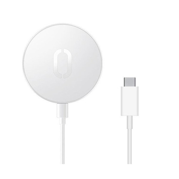 Безжично зарядно Joyroom wireless Qi charger 15 W за iPhone (MagSafe compatible) + USB Type C кабел (JR-A28), Бял