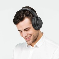 Безжични слушалки, HOCO W37 Ultimate ANC, Bluetooth 5.3, Черен