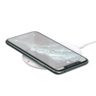 Безжично зарядно Baseus Cobble wireless charger +Кабел 1М 15W, Бял