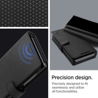 Калъф Spigen Wallet ”S” Plus За Samsung Galaxy S24 Ultra, Black