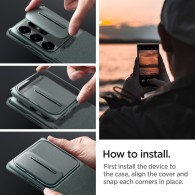 Калъф Spigen Optik Armor За Samsung Galaxy S24 Ultra, Abyss Green