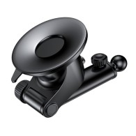 Бежично зарядно/Стойка Baseus Wireless Qi Charger Gravity Car Mount with Adjustable Arm, Черен