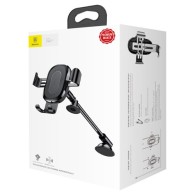 Безжично зарядно/Стойка Baseus Heukji Wireless Charger Gravity Car Mount, Черен