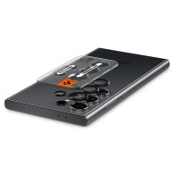 Стъклен Протектор за камера Spigen Optik.TR ”Ez Fit” 2-Pack за Samsung Galaxy S24 Ultra, Black