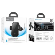 Безжично Зарядно за кола Hoco Journey HW4, Wireless, 15W, Black