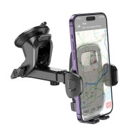 Стойка за Кола Hoco Fair H15 holder window / center console , Универсален, Dark Night Black