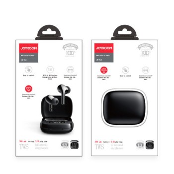 Безжични слушалки Joyroom TWS wireless Bluetooth earphones headset (JR-TL6), Бял