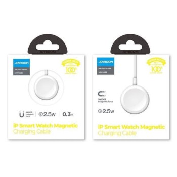Безжично зарядно Joyroom Wireless Charger Qi 2.5W за Apple Watch (S-IW003S white), Бял