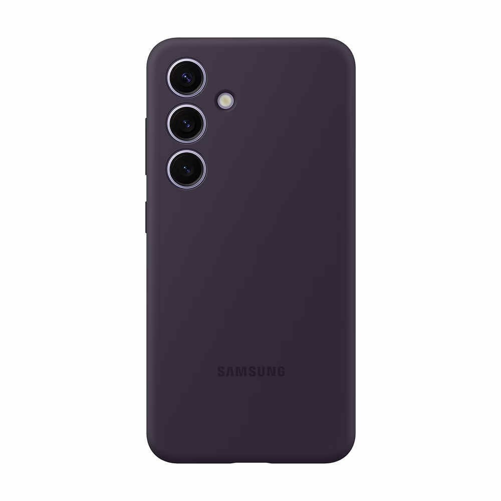 Калъф Samsung Silicone Case, За Galaxy S24, Dark Violet