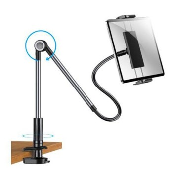 Поставка Joyroom rotary adjustment lazy holder desktop phone and tablet holder (JR-ZS263), Черен