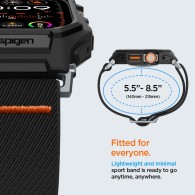 Калъф Spigen Lite Fit ”Pro” за Apple Watch Ultra 1 / 2, 49mm, Matte Black