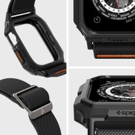 Калъф Spigen Lite Fit ”Pro” за Apple Watch 4 / 5 / 6 / 7 / 8 / 9 / SE, 44 / 45 MM, Matte Black