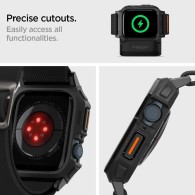 Калъф Spigen Lite Fit ”Pro” за Apple Watch 4 / 5 / 6 / 7 / 8 / 9 / SE, 44 / 45 MM, Matte Black
