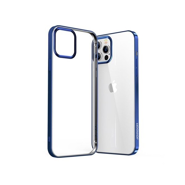 Калъф Joyroom New Beautiful Series ultra thin case with electroplated frame за iPhone 12 Pro/iPhone 12 (JR-BP795), Син