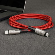 Кабел Baseus Water Drop Type-C PD 2.0 60W 20V 3A 1M, Червен